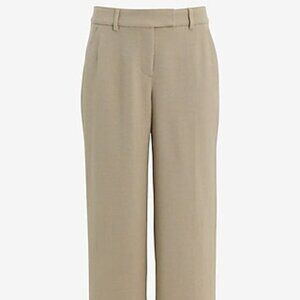 Editor Mid Rise Cropped Wide Leg Pant